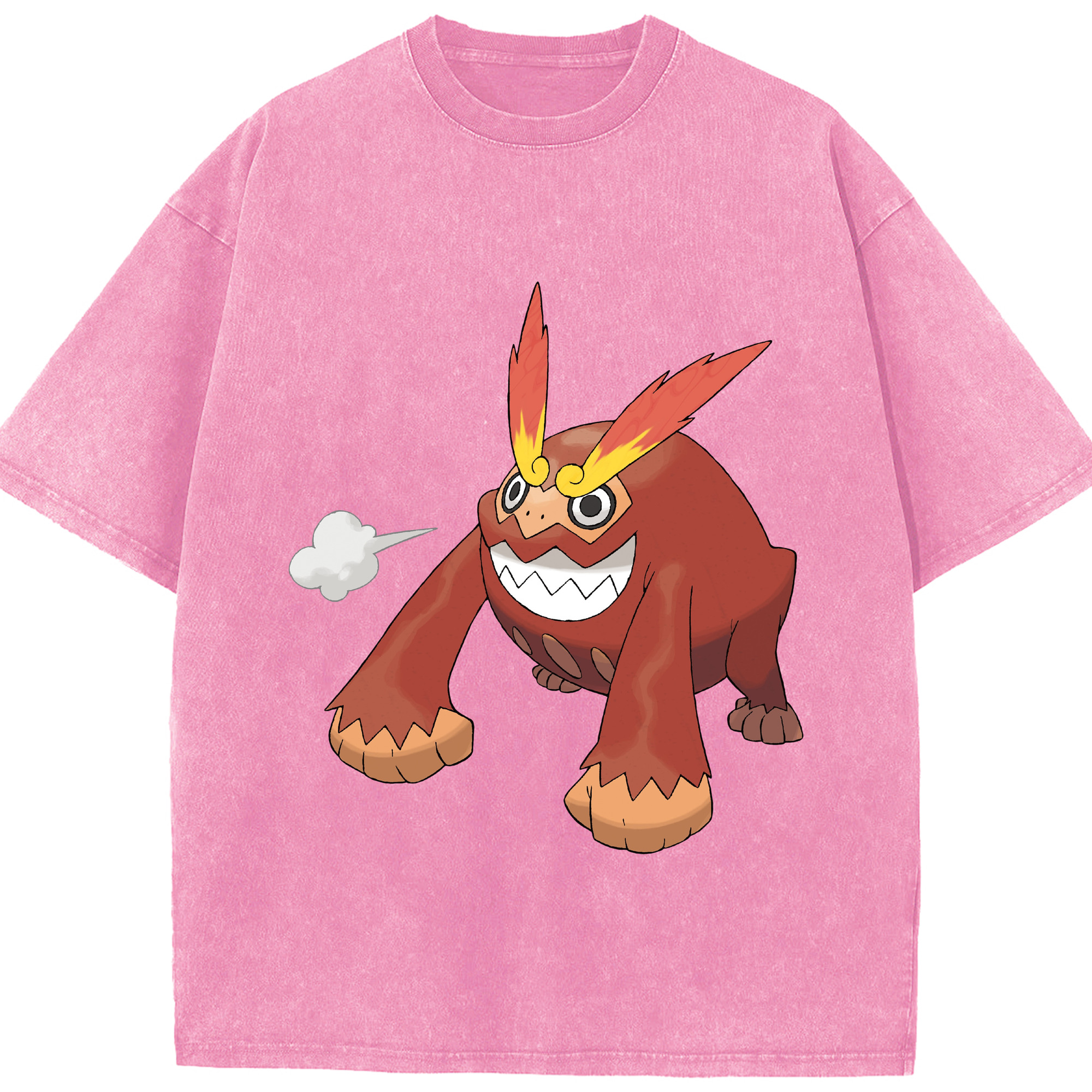 （画像用） ポケットモンスター Pokémon 綿100% ヴィンテージ風 半袖Tシャツ（フロントプリント）